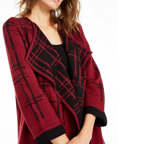 Alfani Sweater Jacket - Picture 3 of 4